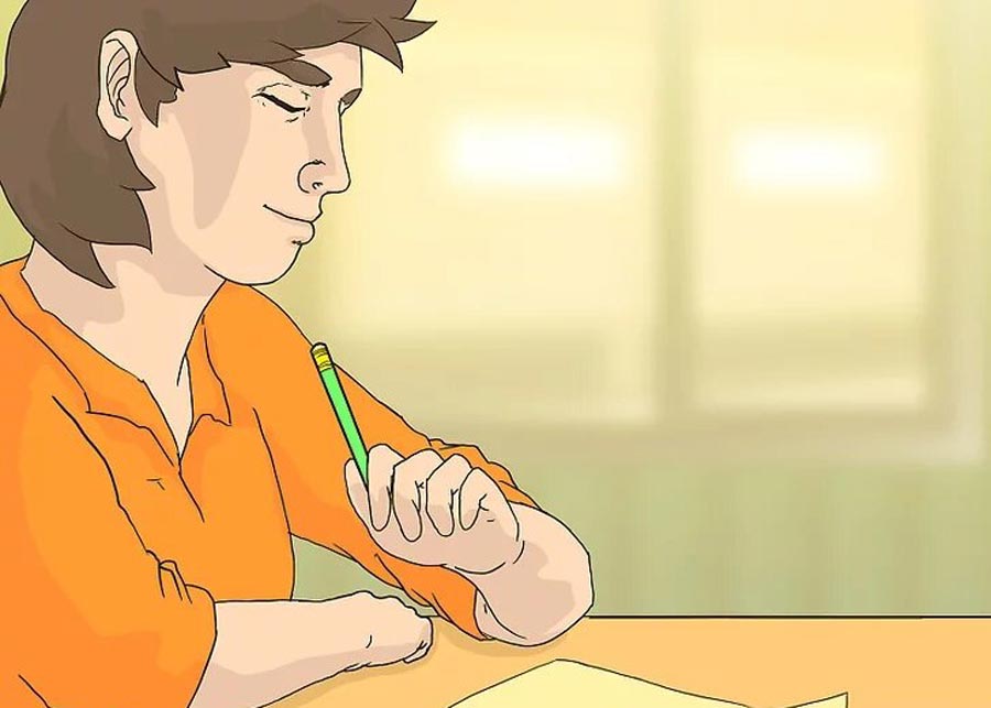 نوشتن مشق شب