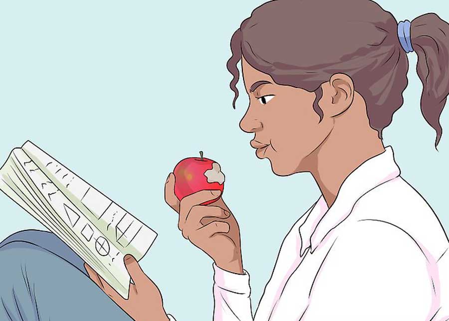 میان وعده و تاثیر آن بر یادگیری درس