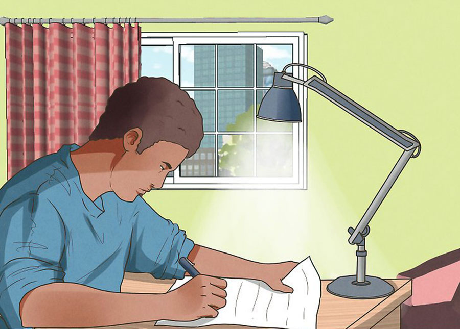 مطالعه قبل از امتحان