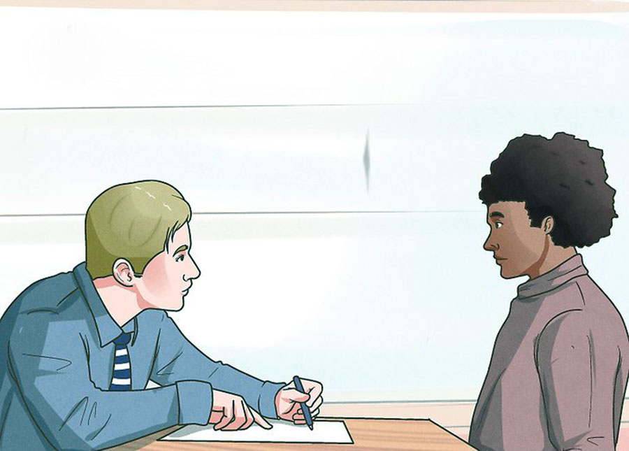 پرسیدن مشکلات درسی از معلم