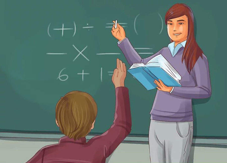 دانش آموز نمونه کلاس ریاضی