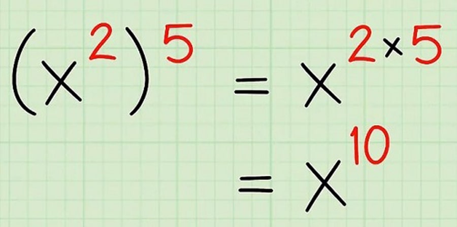 توان در توان / آموزش تقسیم اعداد توان دار