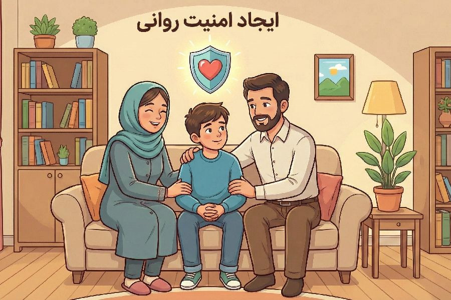 ایجاد امنیت روانی برای فرزند